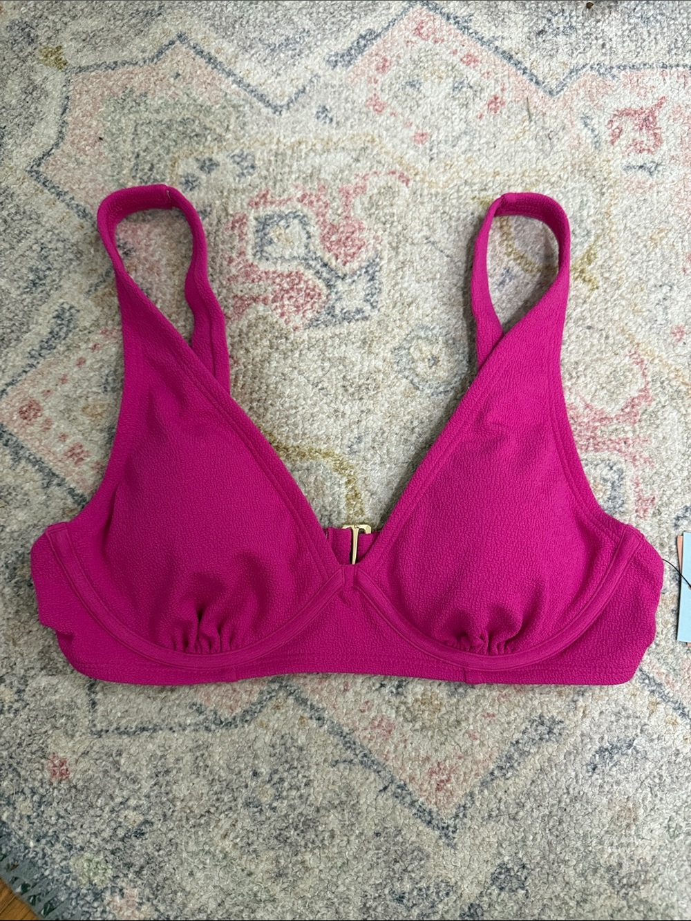 Shade & Shore Magenta Underwire Bralette